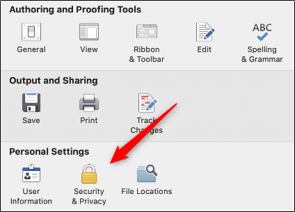 Configurações de segurança e privacidade do Mac