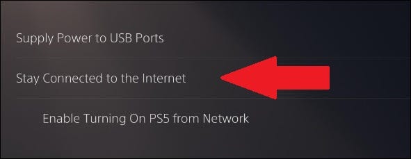 habilitar downloads ps5 na internet