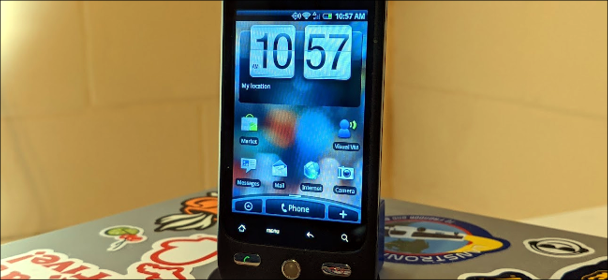 HTC Sense em um telefone