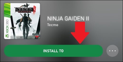 ninja gaiden 2 no aplicativo xbox game pass
