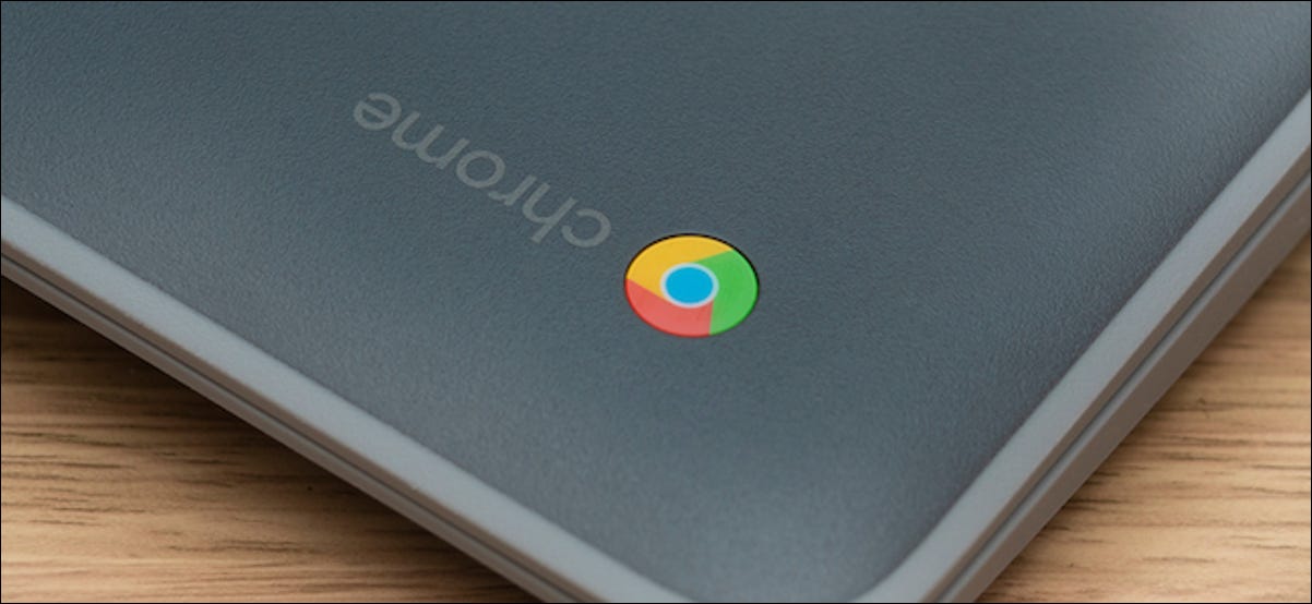 Logotipo do Google Chrome em um Chromebook