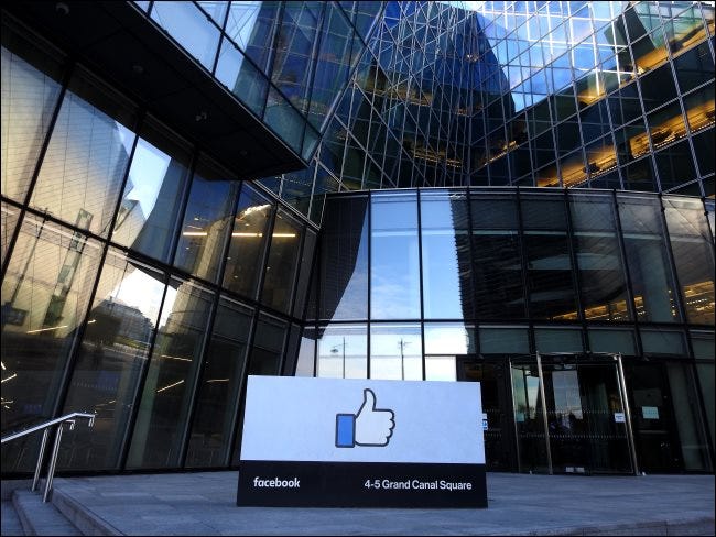 Sede europeia do Facebook em Dublin, Irlanda.