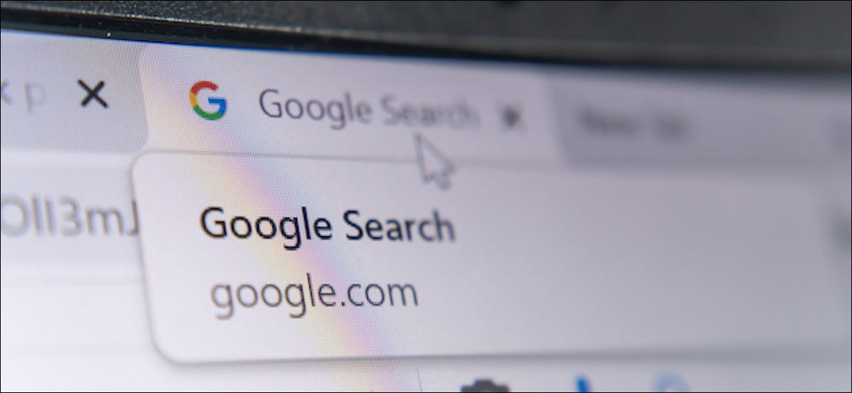 Etiqueta Pesquisa Google no navegador Chrome
