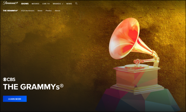 Grammy Awards na Paramount +