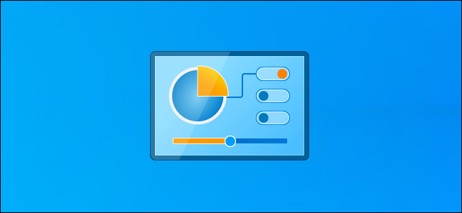 Ícone do painel de controle em uma área de trabalho do Windows 10