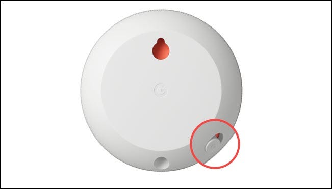 mini interruptor mudo do google nest