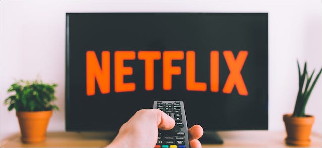 Logotipo da Netflix em uma TV
