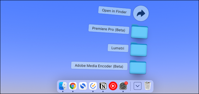 Adicionar pastas ao dock do Mac