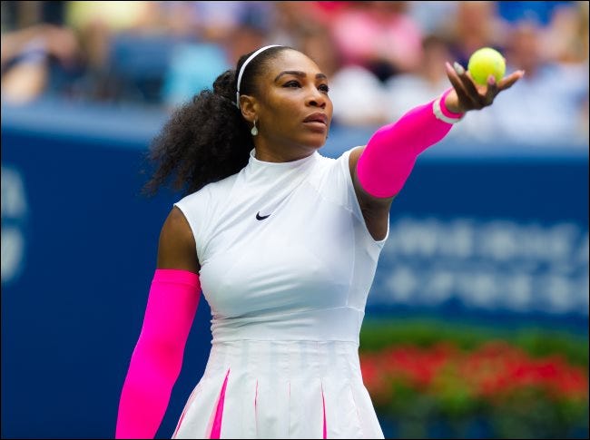Serena Williams no torneio de tênis US Open Grand Slam 2016