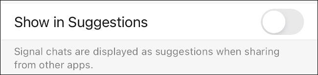 Ocultar sinal das sugestões da Siri