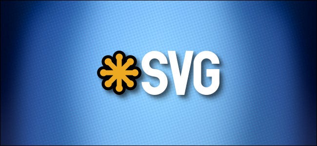 Logotipo SVG em um fundo azul