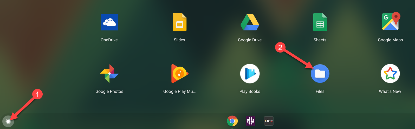 aplicativo gerenciador de arquivos chromebook