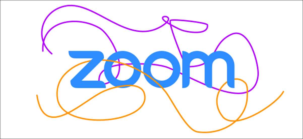logotipo do zoom com rabiscos