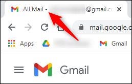 O número de envio de "e-mails não lidos" quando não está na caixa de entrada.
