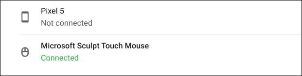 mouse conectado