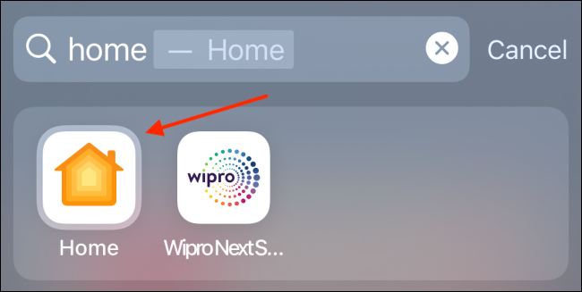 Abra o app Home no iPhone