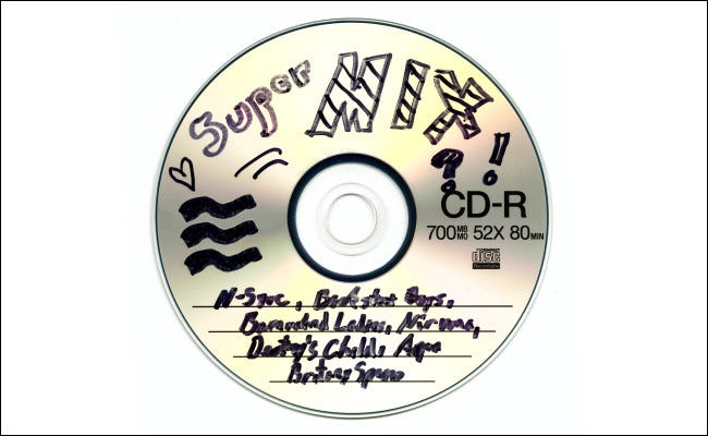 Um CD mix do final dos anos 90