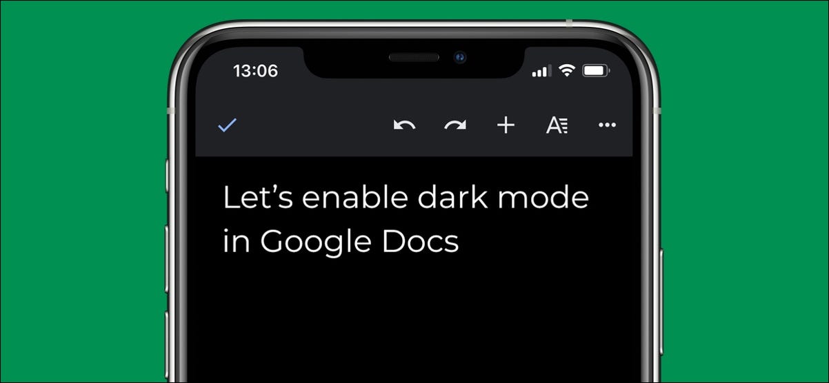 Você pode ativar o modo escuro no Google Docs