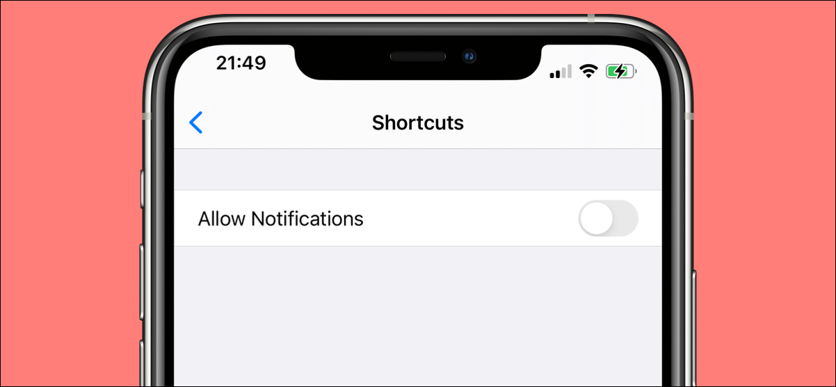Como desativar notificações para o aplicativo Shortcuts no iPhone