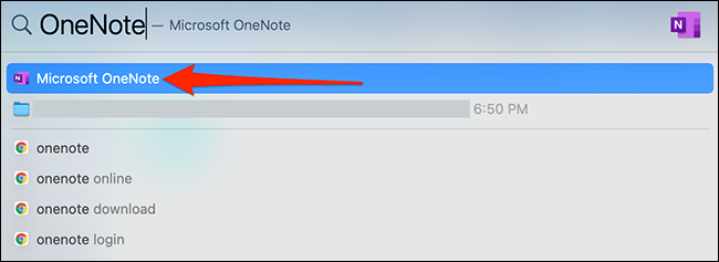 Inicie o OneNote no Mac