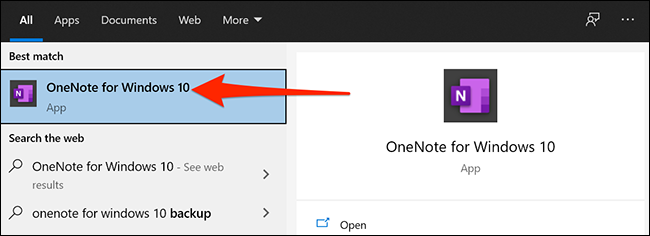 Acesse o OneNote para Windows 10