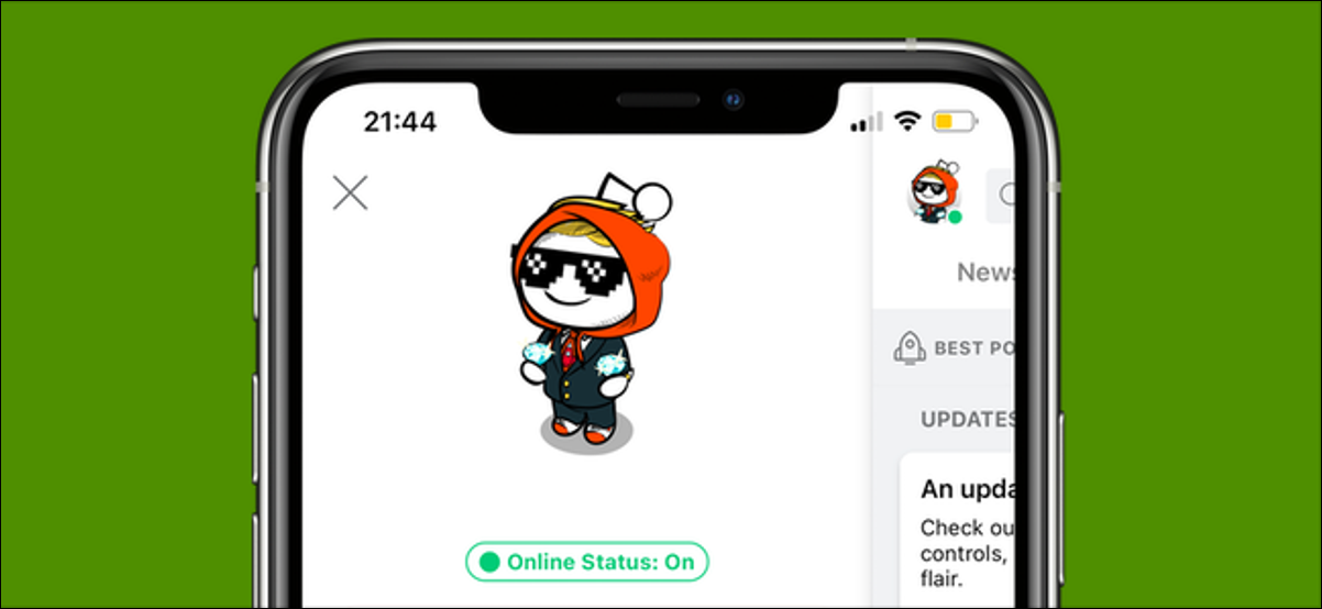 Status online habilitado no Reddit