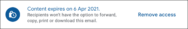 Remova o acesso ao e-mail enviado pelo modo confidencial no Gmail