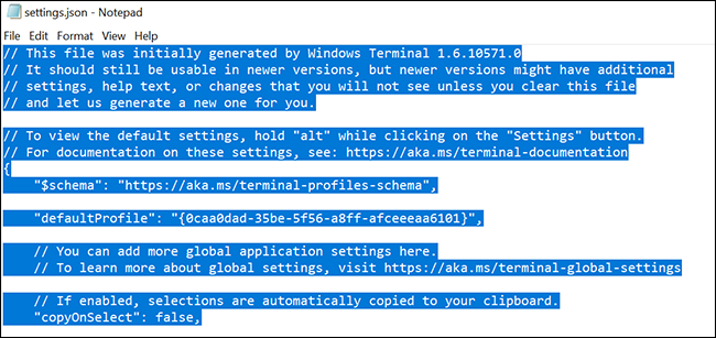 Reinicializar o Terminal do Windows