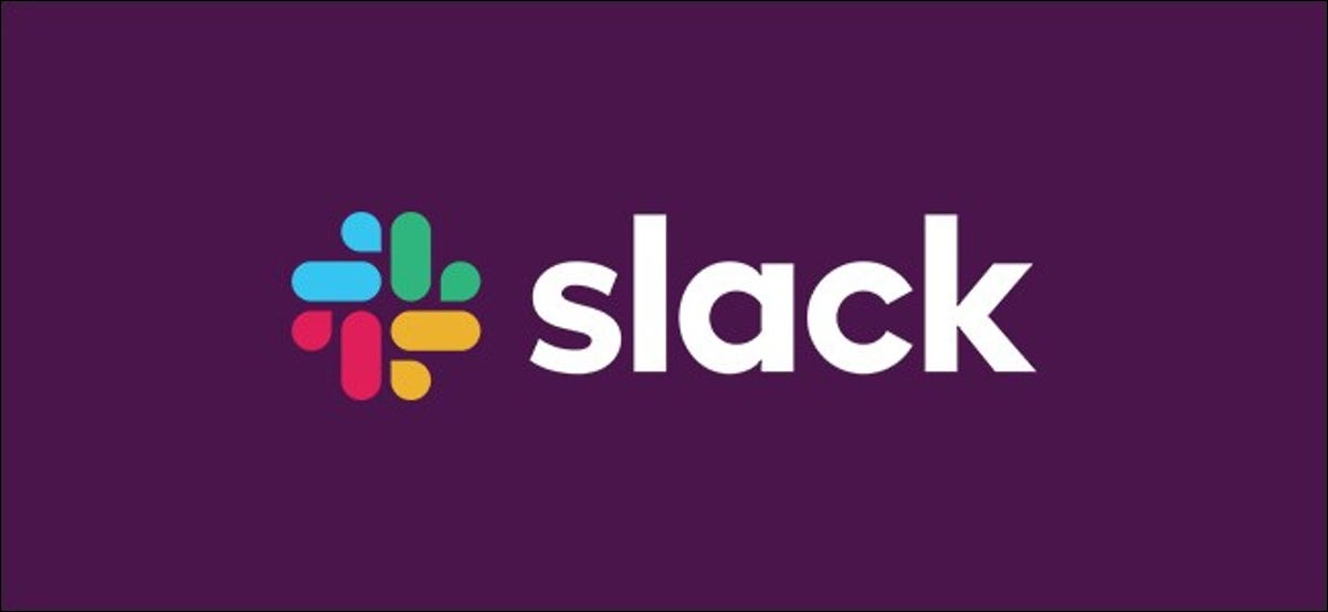 Logotipo do Slack com fundo roxo