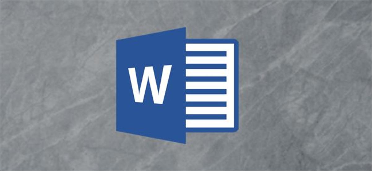 Logotipo do Microsoft Word em um fundo cinza