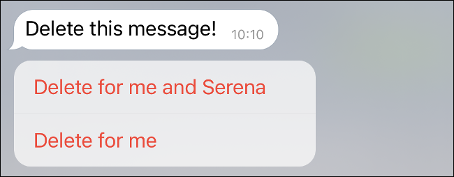 Excluir mensagem no telegrama para iPhone