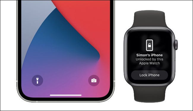 Desbloqueie seu iPhone usando FaceID e um Apple Watch