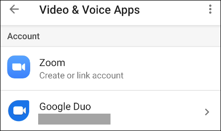 google duo já configurado