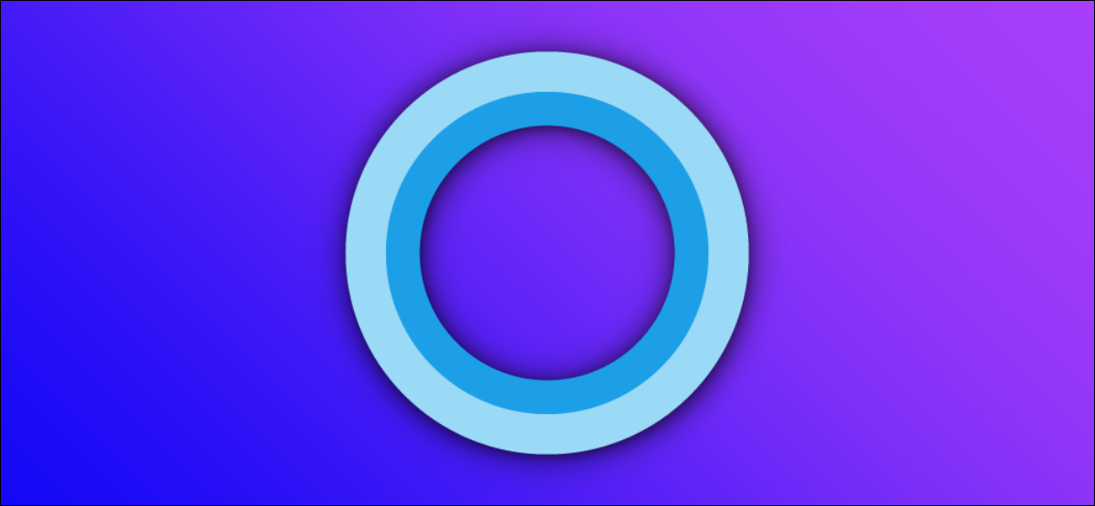 O logotipo da Microsoft Cortana