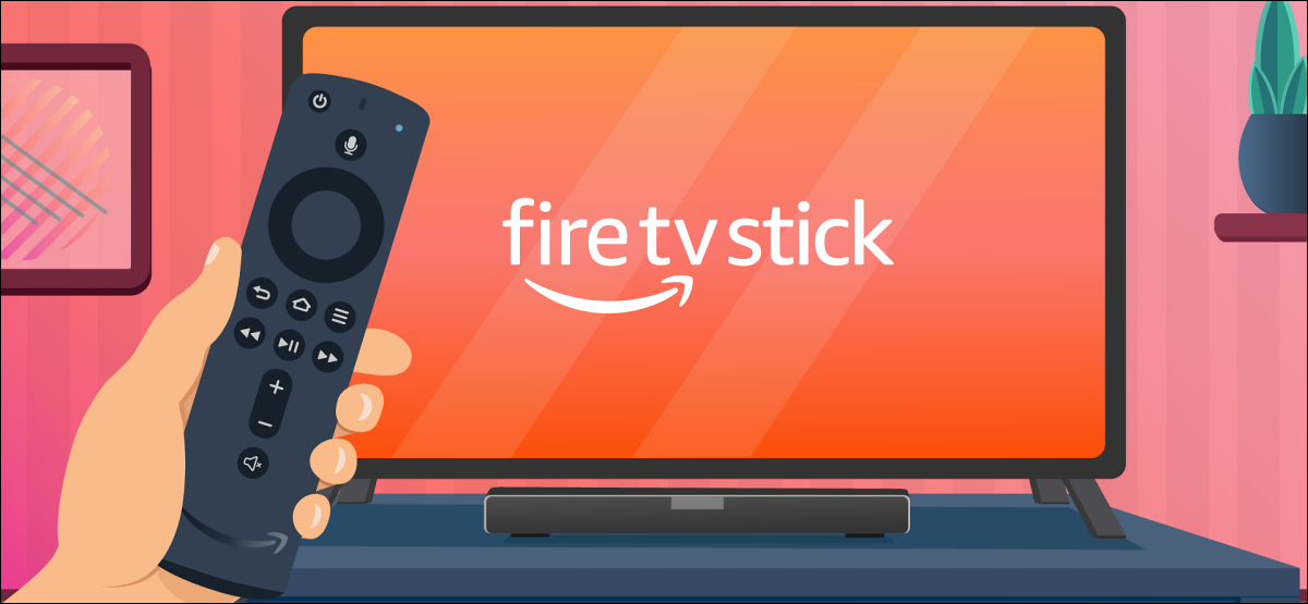 O logotipo do FireTV Stick