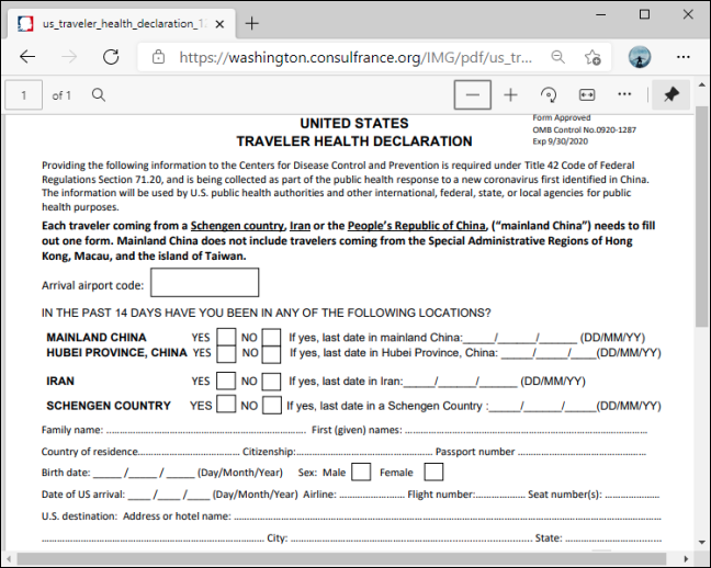 PDF sem suporte de edição no Microsoft Edge