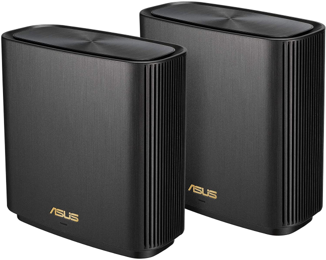 Duas unidades Wi-Fi mesh Asus ZenWiFi AX (XT8).