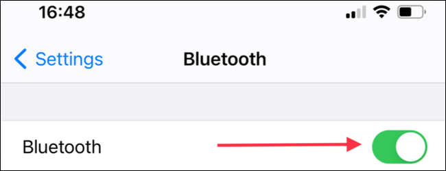 Ligue o Bluetooth no seu iPhone ou iPad
