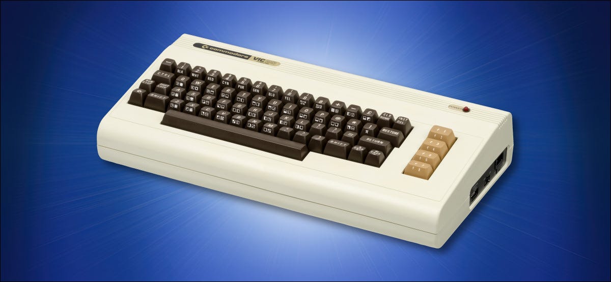 Commodore VIC-20 em azul