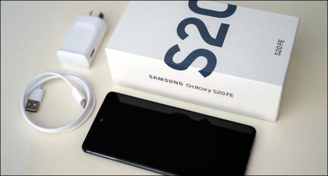 galaxy s20 fe box