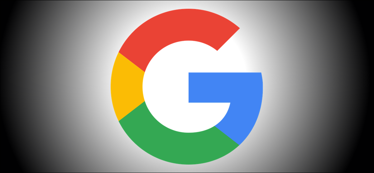 Logotipo do Google em fundo preto