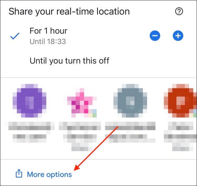 Compartilhar convite de localização via Google Maps