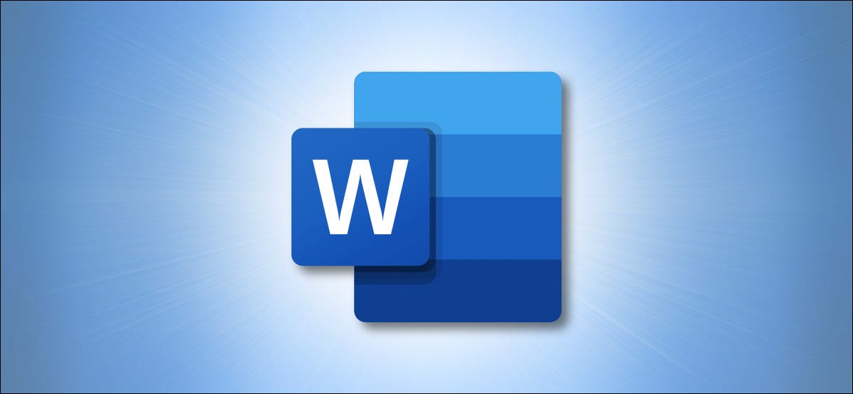 Logotipo do Microsoft Word em azul