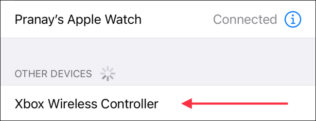 Toque no Xbox Wireless Controller para emparelhá-lo com o seu iPhone ou iPad