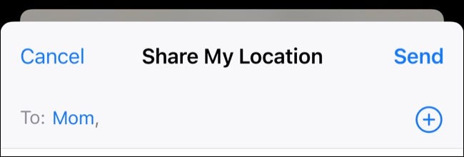 Compartilhar localização via Find My App