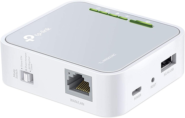 Roteador de viagem TP-Link AC750.