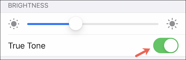 Alternar True Tone no iPhone