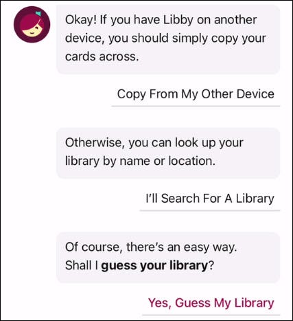 Escolha um método para encontrar a biblioteca.