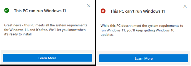 Informações sobre como executar o Windows 11 em seu PC.