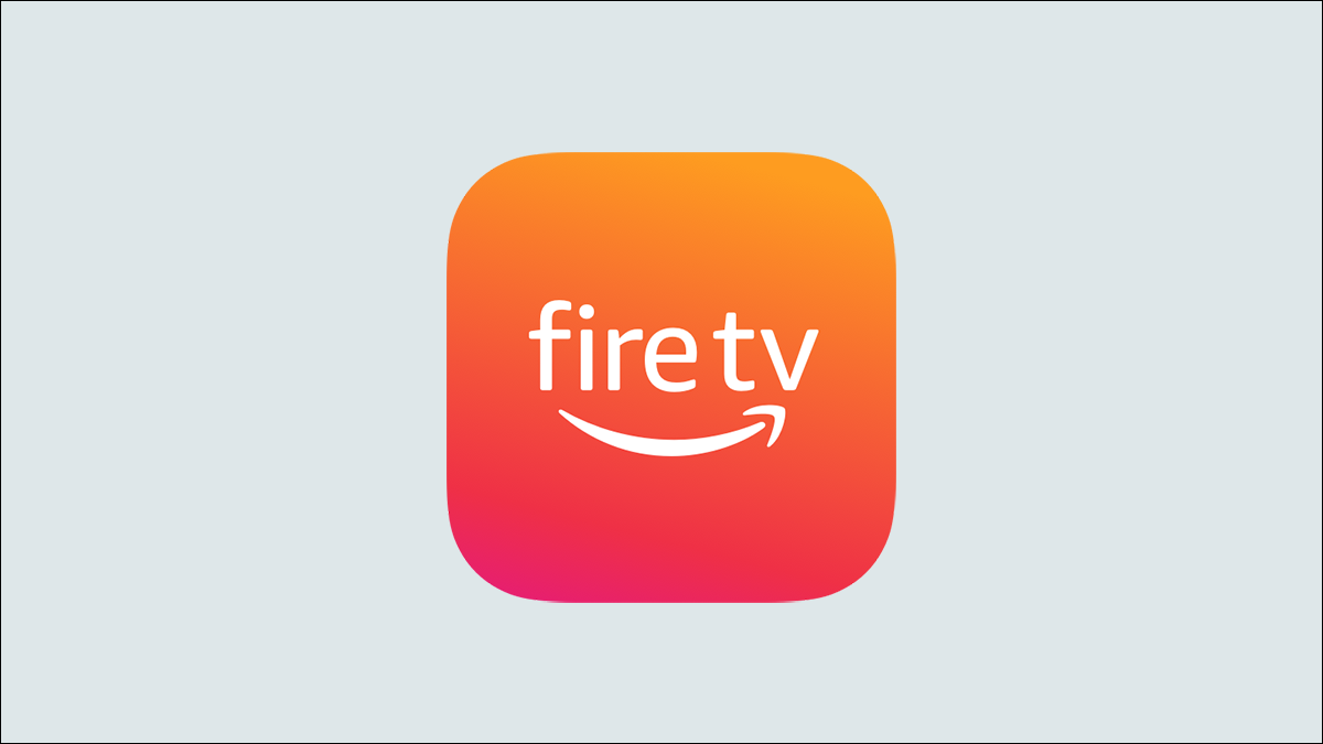 Logotipo da Amazon Fire TV em uma cor de fundo sólida